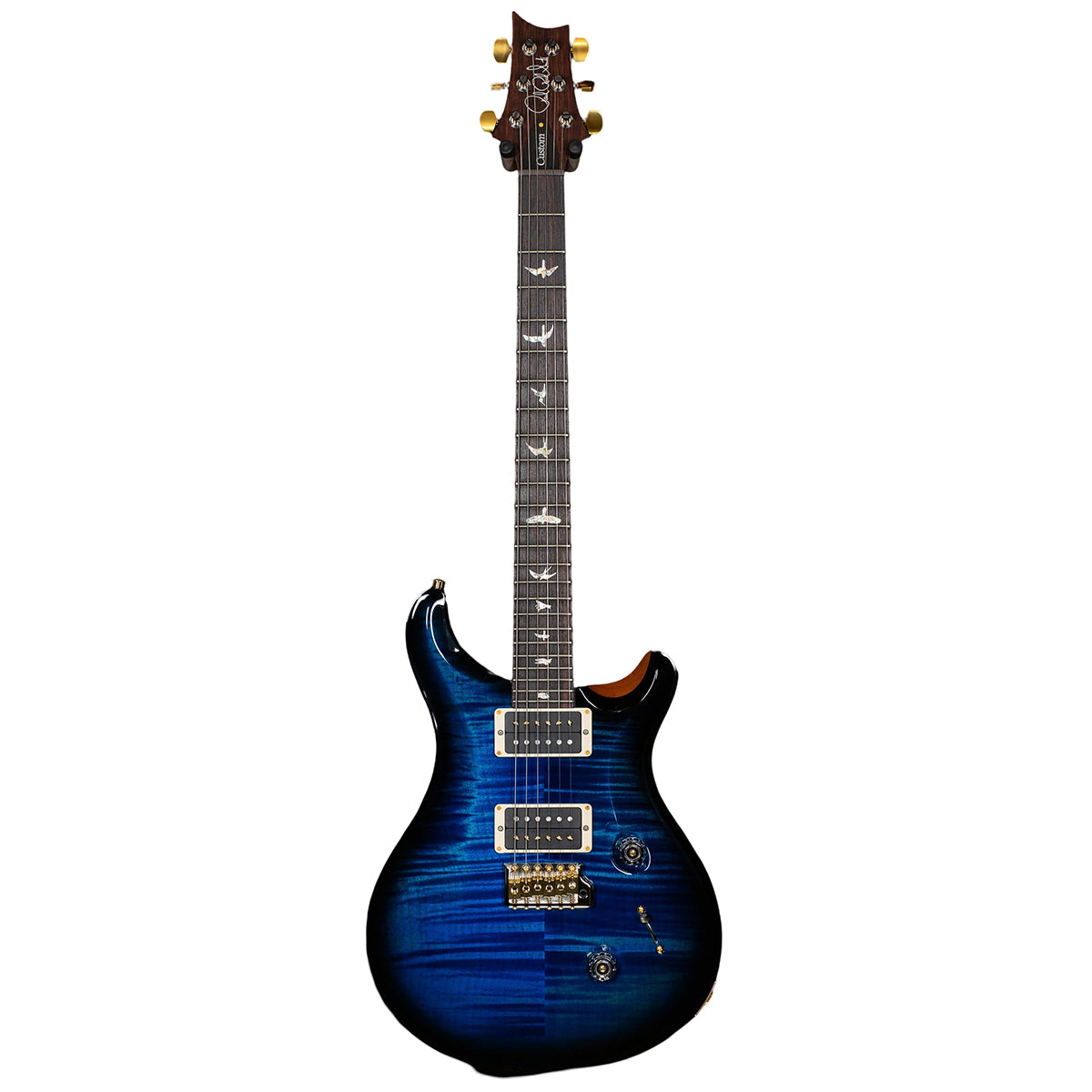 Đàn Guitar Điện PRS Custom 24 Wood Library 10 Top, Blue Smoke Burst w/Case