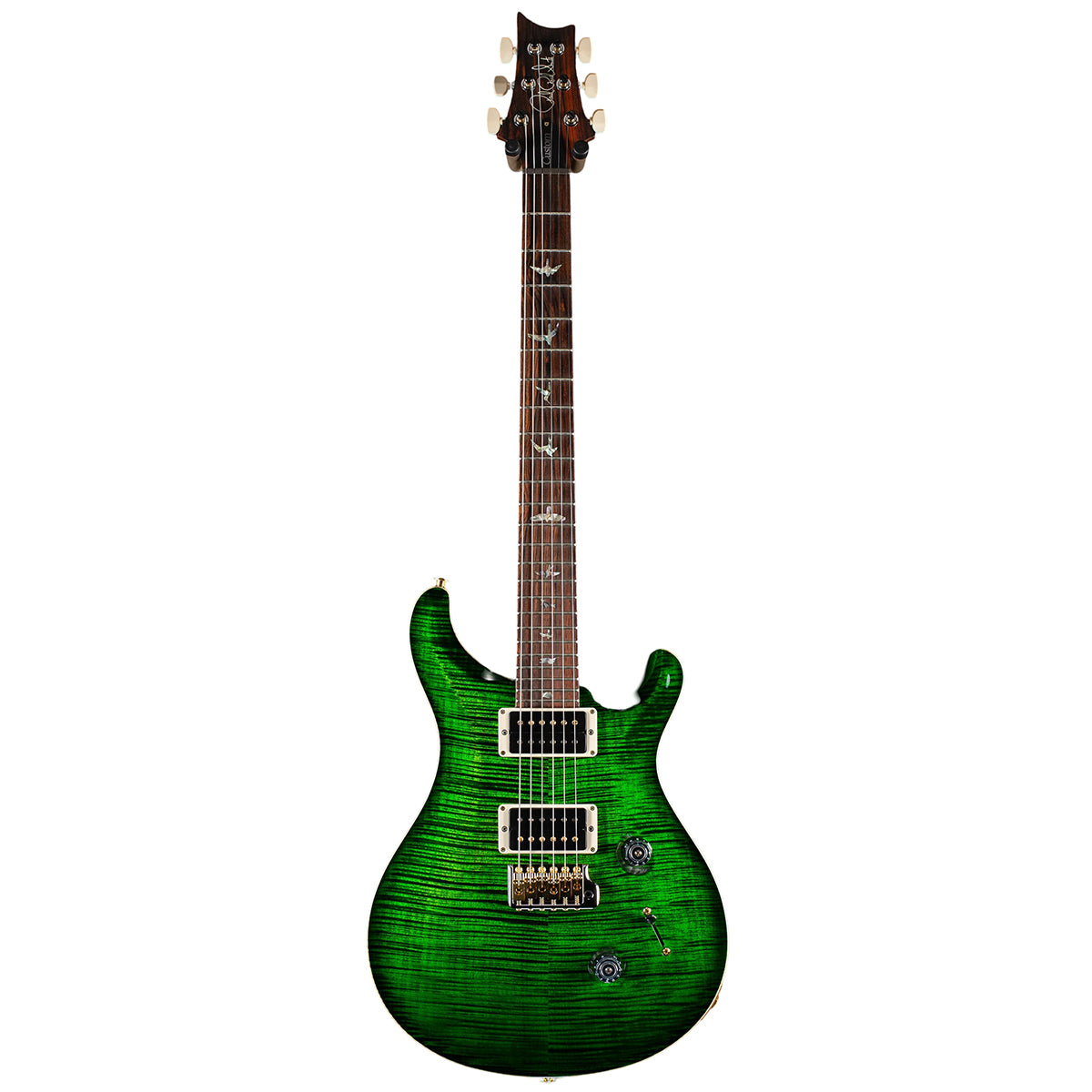Đàn Guitar Điện PRS Custom 24 Wood Library 10 Top, Jae Green Burst w/Case
