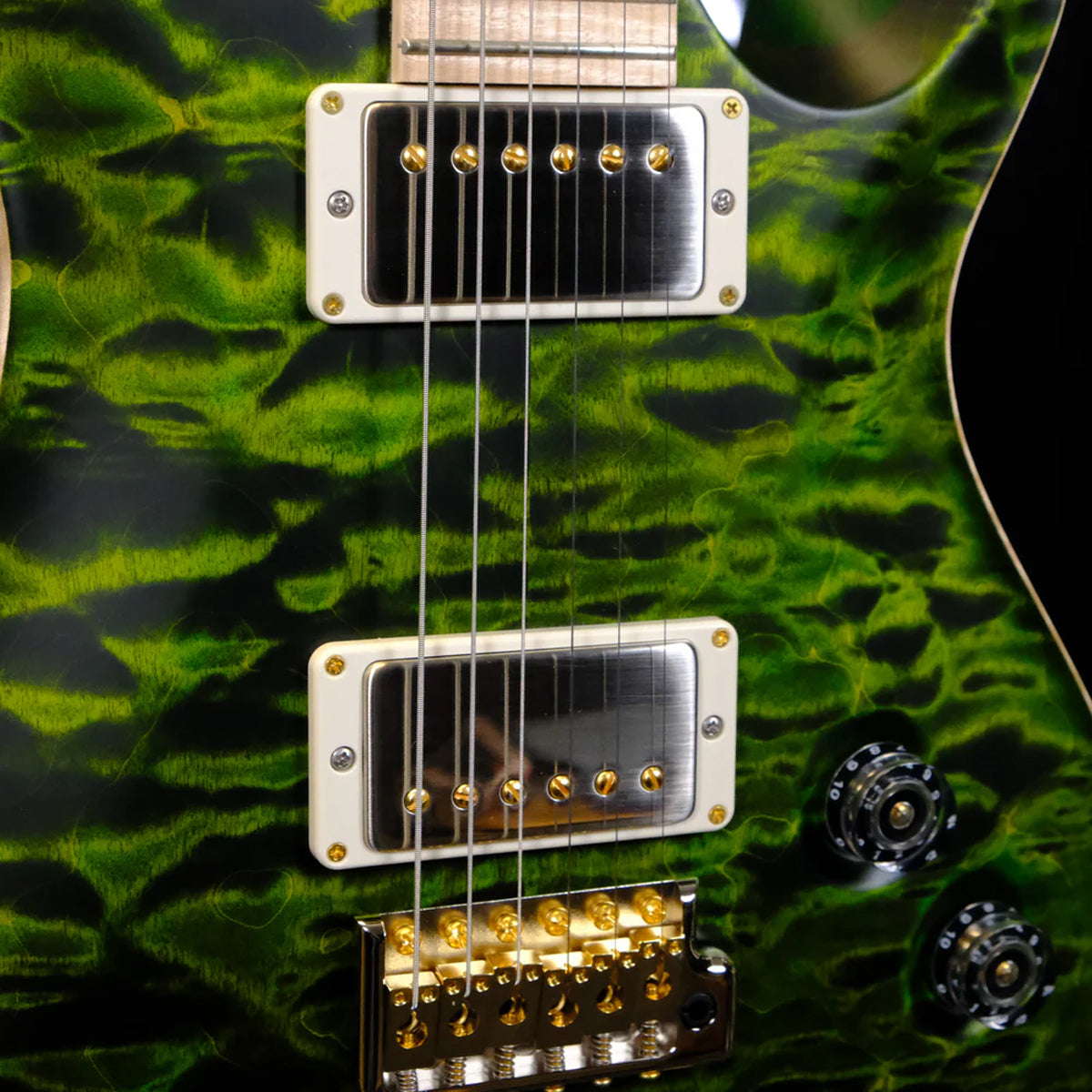 Đàn Guitar Điện PRS DGT Wood Library 10 Top, Jade w/Case