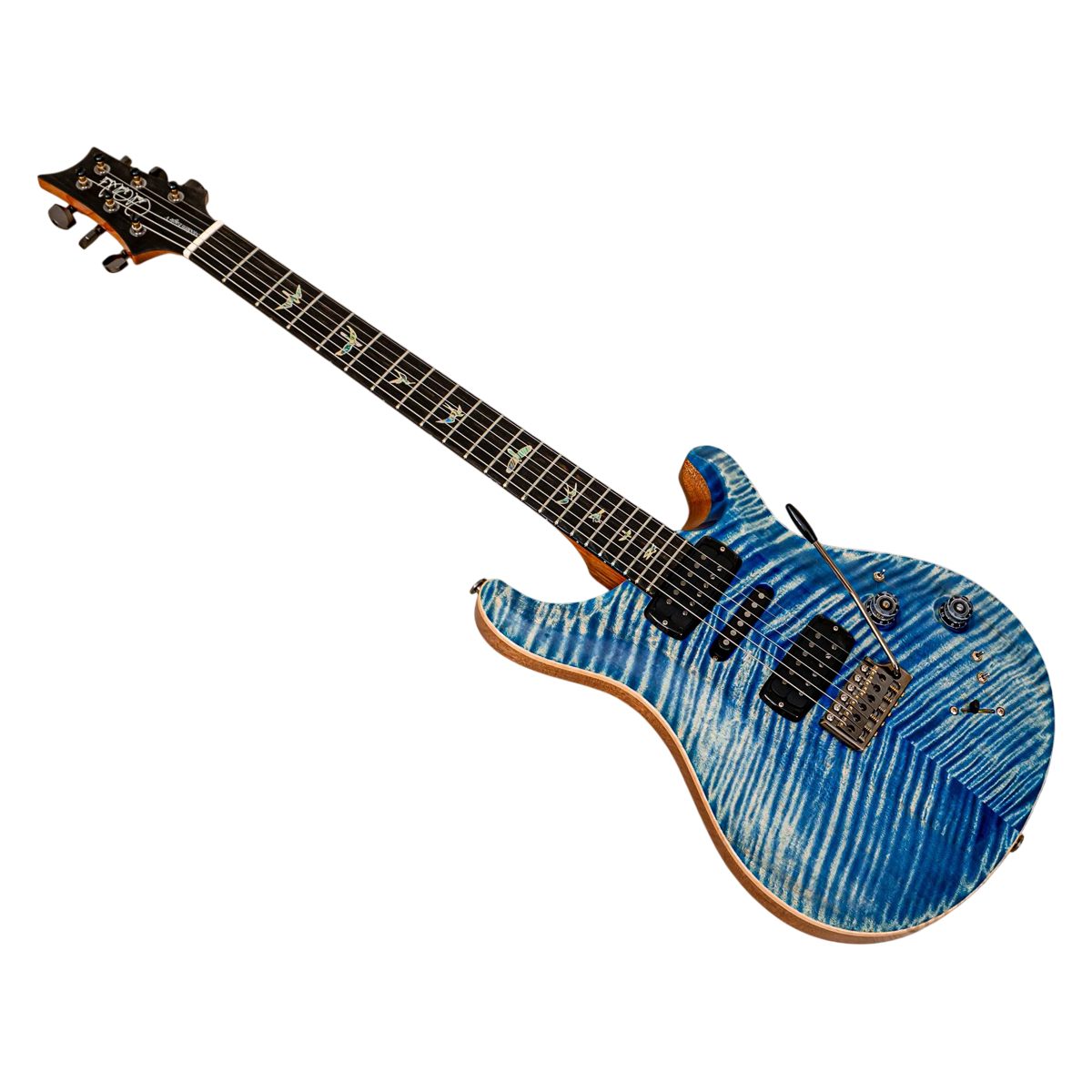 Đàn Guitar Điện PRS Modern Eagle V Wood Library 10 Top, Faded Blue Jeans w/Case