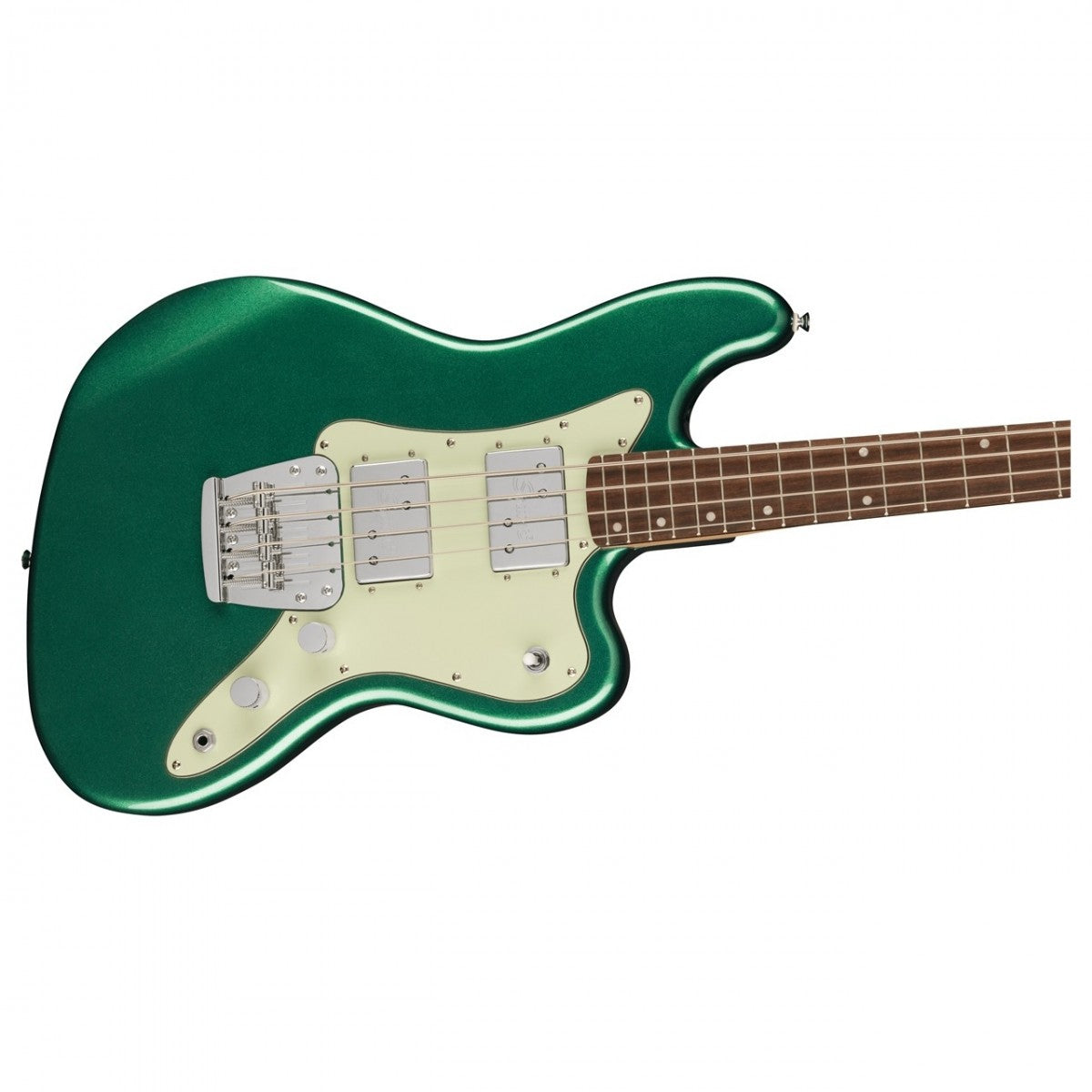 Đàn Guitar Điện Squier Paranormal Rascal Bass HH, Laurel Fingerboard, Sherwood Green