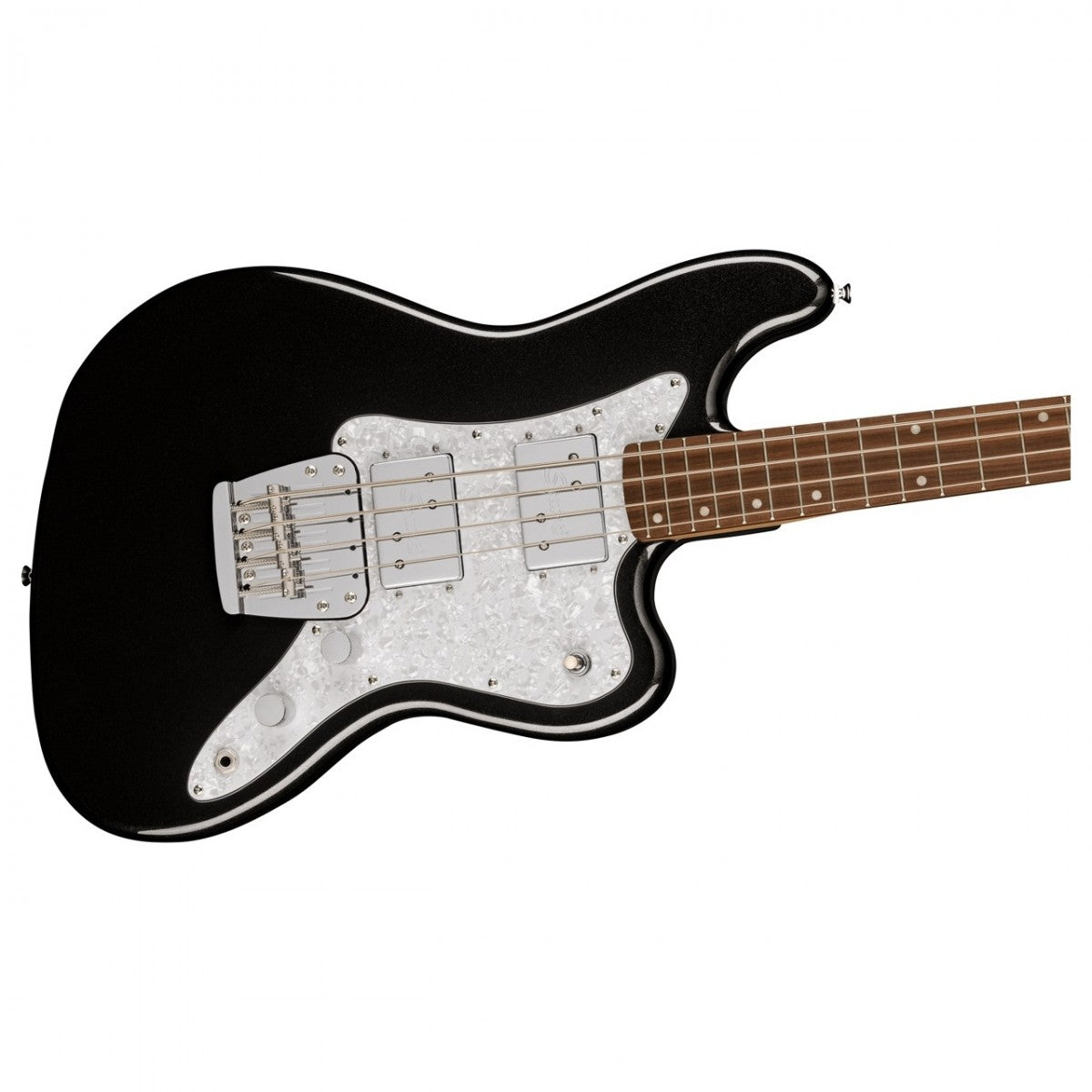 Đàn Guitar Điện Squier Paranormal Rascal Bass HH, Laurel Fingerboard, Metallic Black