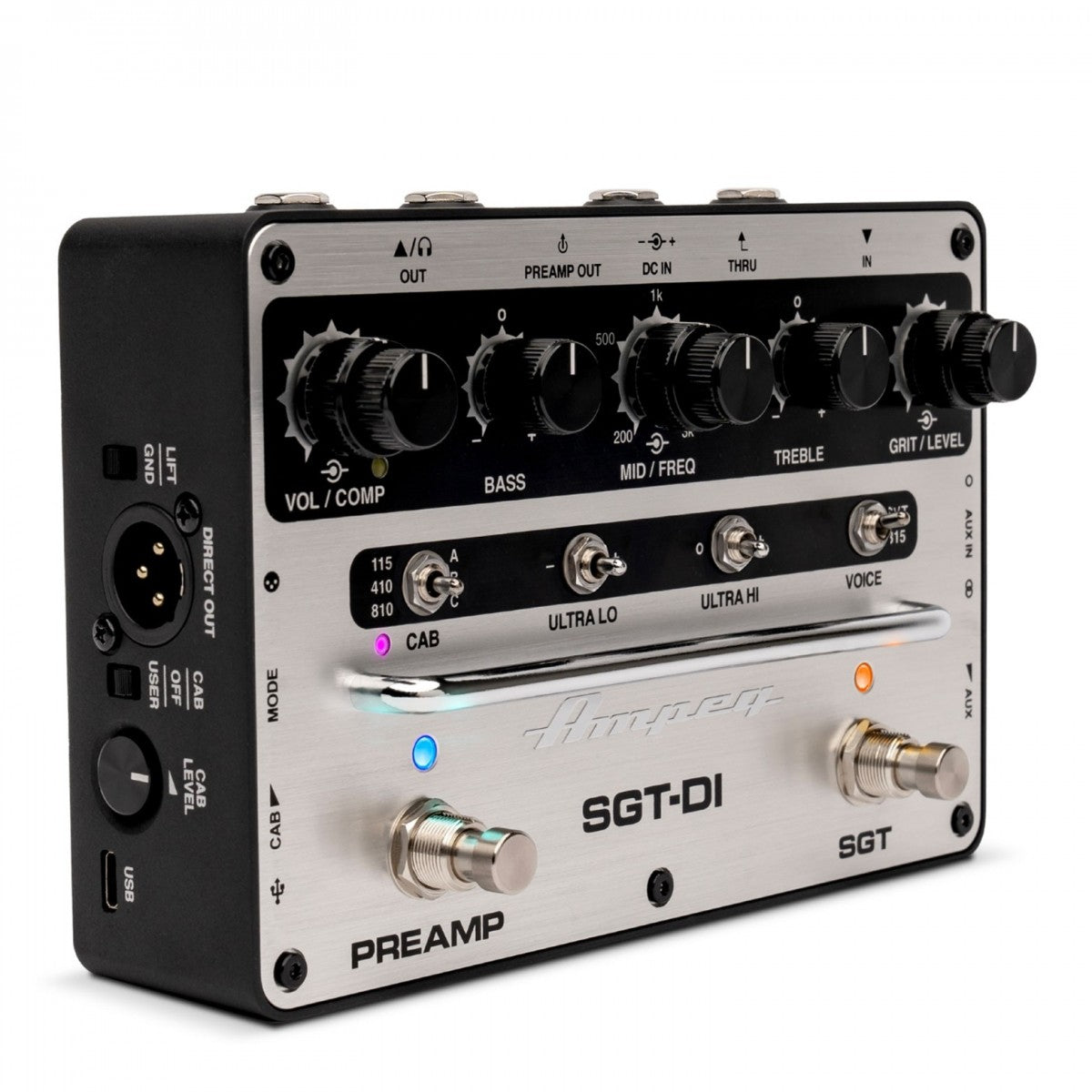 Pedal Guitar Ampeg SGT-DI Preamp  DI Bass