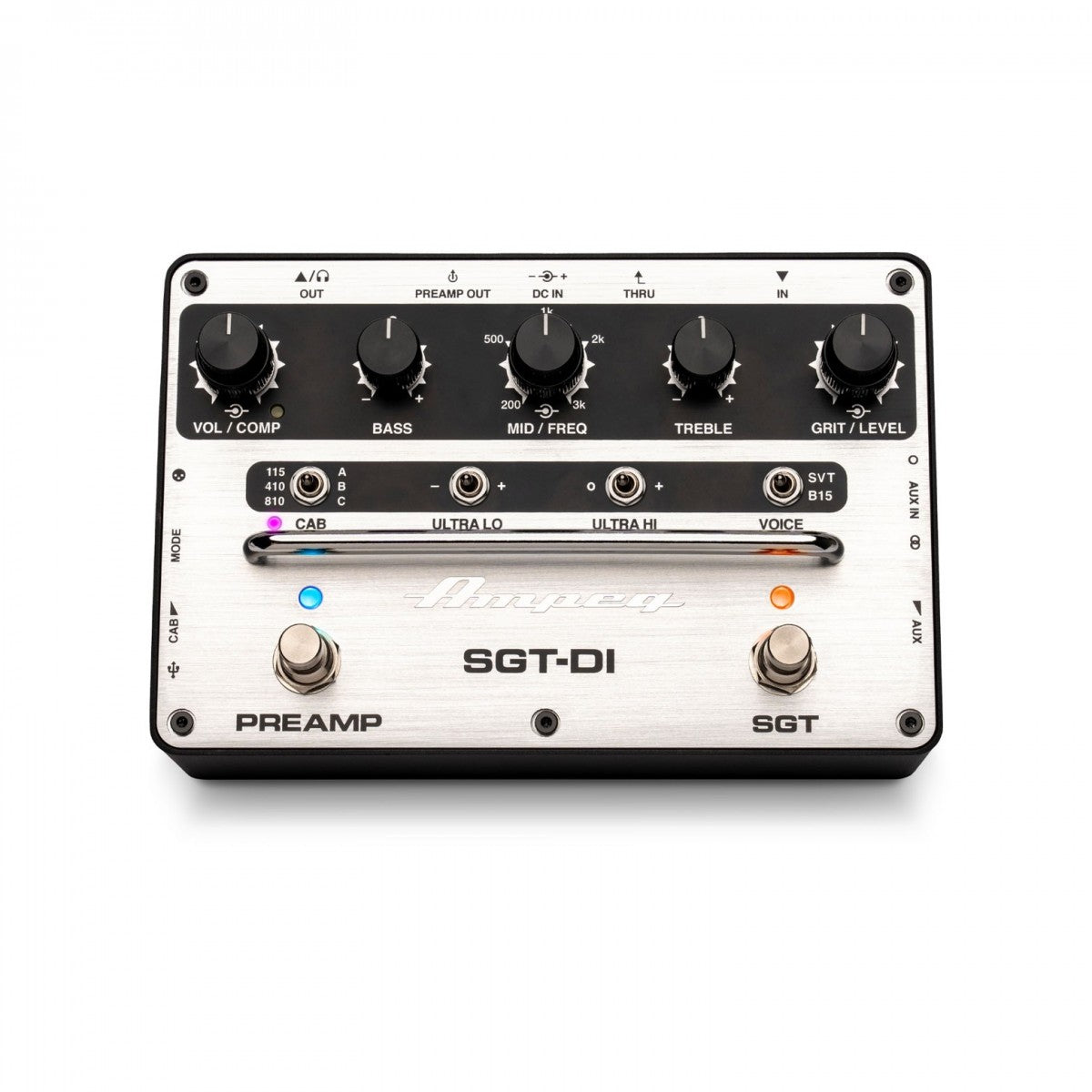 Pedal Guitar Ampeg SGT-DI Preamp  DI Bass