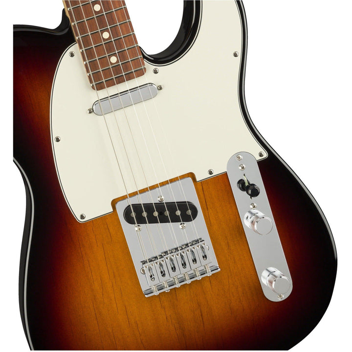 Đàn Guitar Điện Fender Player Telecaster, Pau Ferro Fingerboard, 3-Color Sunburst, #0145213500