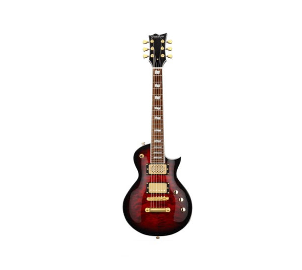 Đàn Guitar Điện ESP GrassRoots G-EC-MINI-STBCSB, Pau Ferro FB, See Thru Black Cherry Sunburst