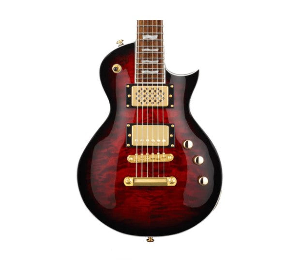 Đàn Guitar Điện ESP GrassRoots G-EC-MINI-STBCSB, Pau Ferro FB, See Thru Black Cherry Sunburst