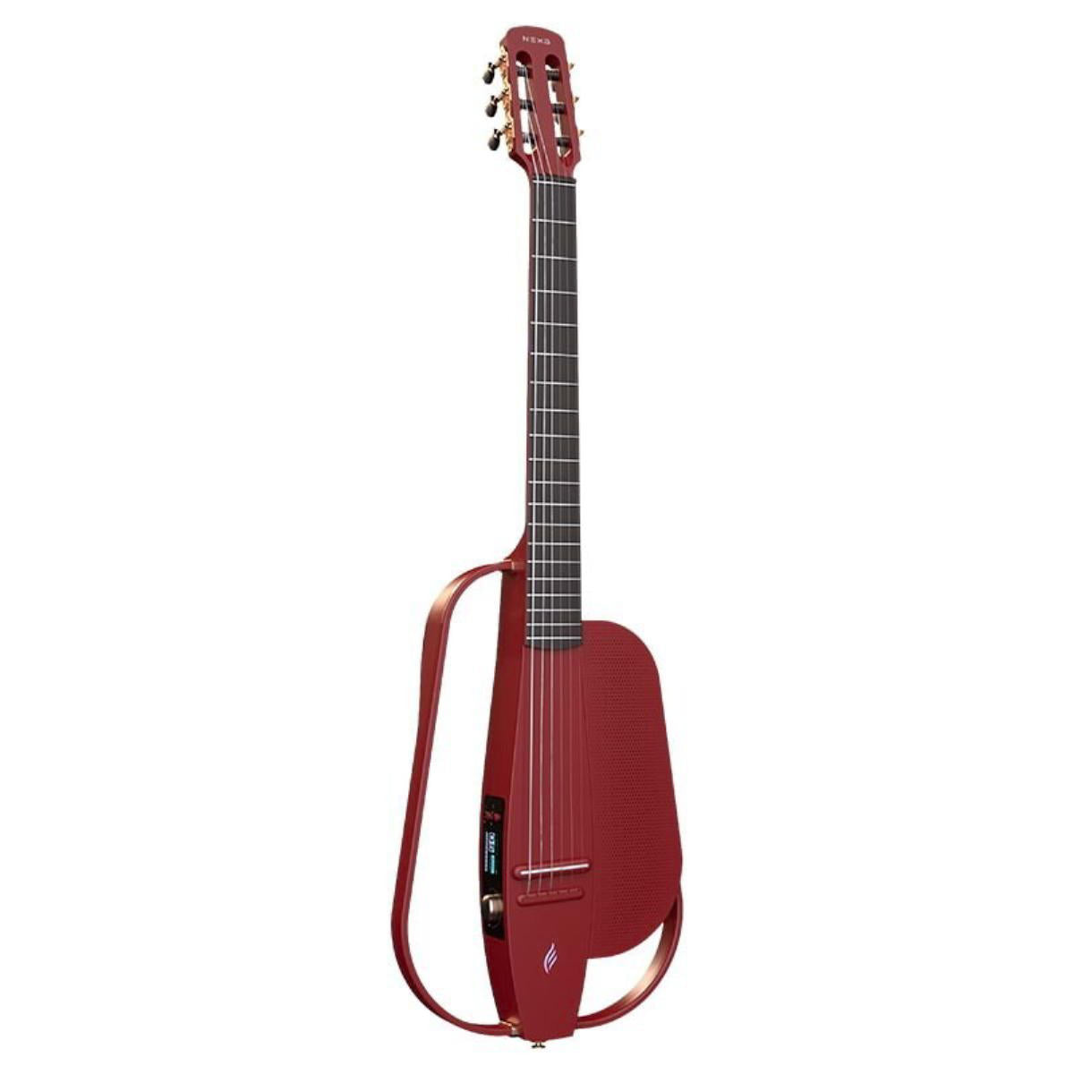 Đàn Guitar Điện Silent Classic Enya NEXG 2N Basic - Smart Audio Guitar, Carbon Fiber Fingerboard, Red