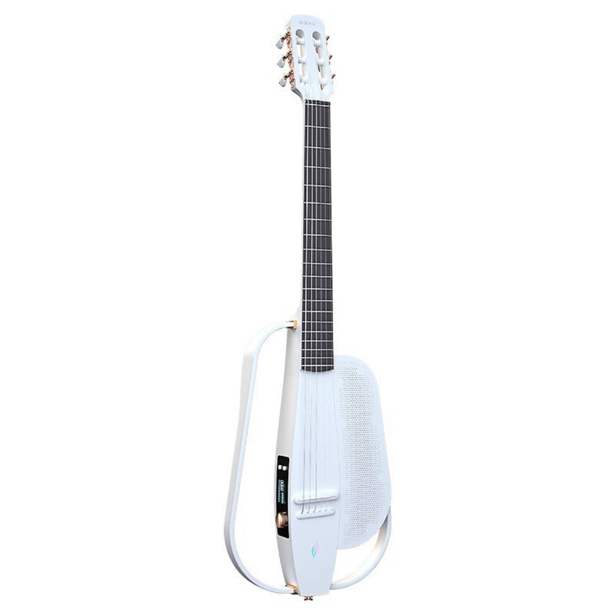 Đàn Guitar Điện Silent Classic Enya NEXG 2N Basic - Smart Audio Guitar, Carbon Fiber Fingerboard, White