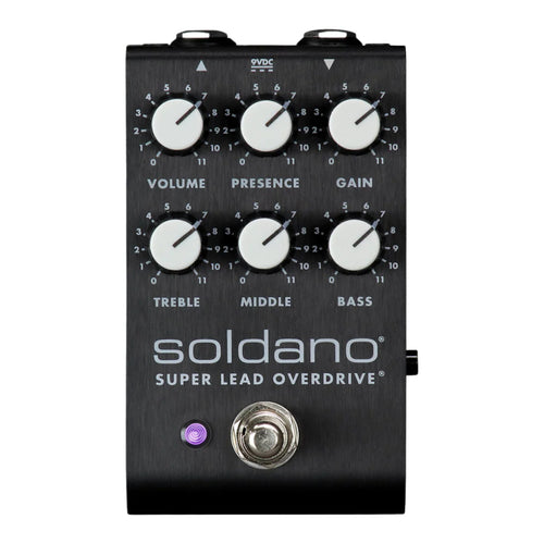 Soldano Super Lead Overdrive Pedal, Custom Black Limited Edition