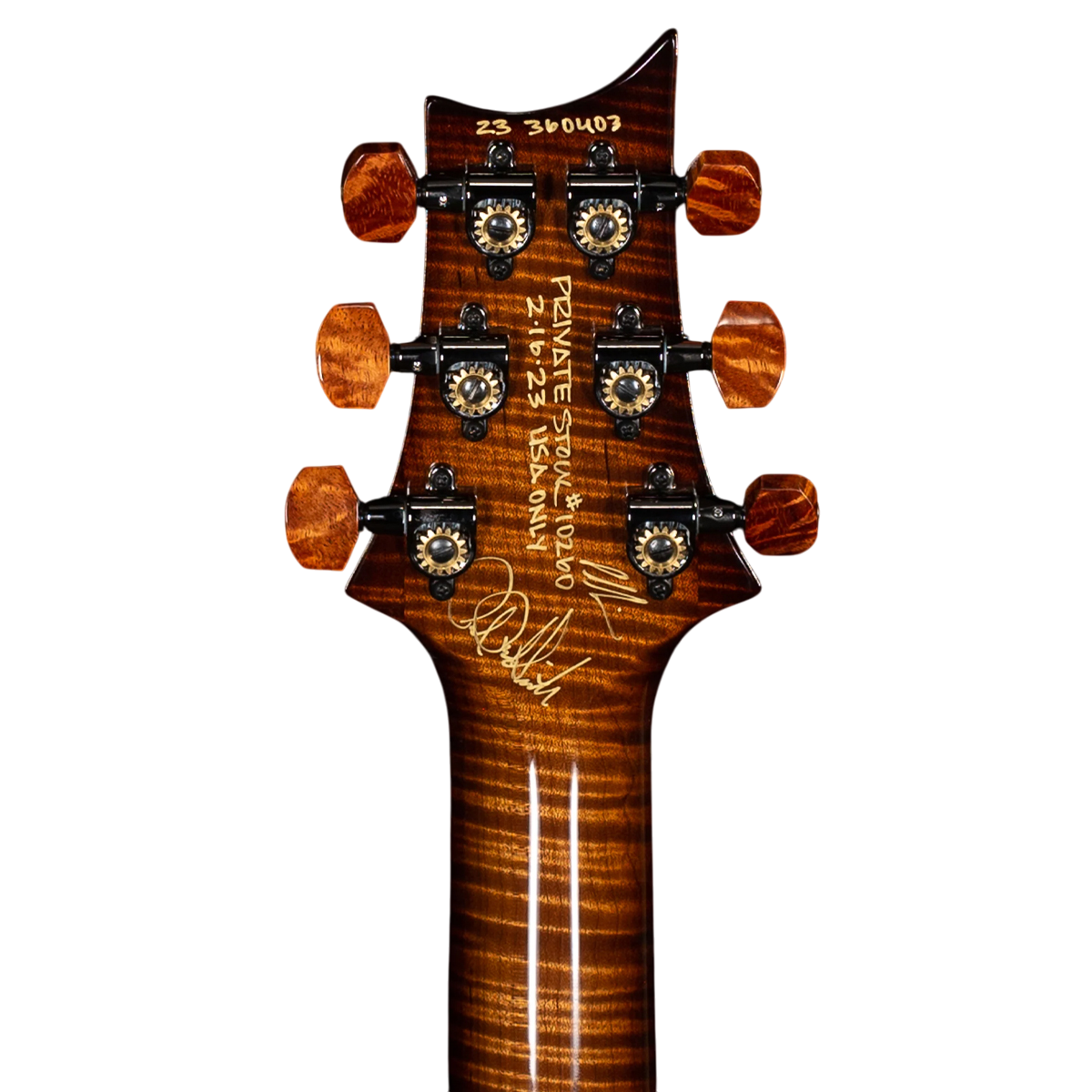 Đàn Guitar Điện PRS Special Semi-Hollow Wood Library 10 Top Private Stock, Koa Smokeburst w/Case