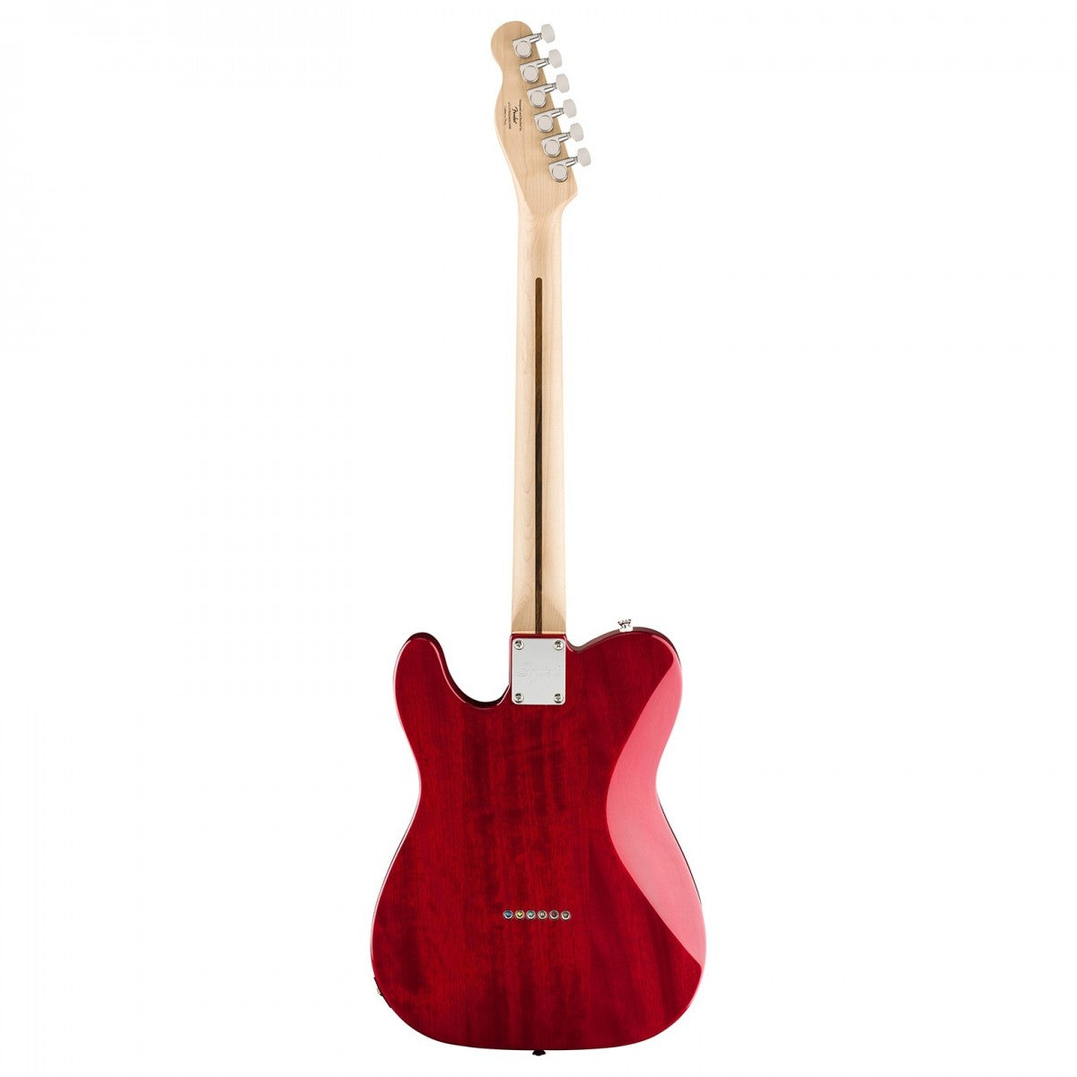 Đàn Guitar Điện Squier Affinity Telecaster FMT SH màu Crimson Red Transparent bàn phím Laurel