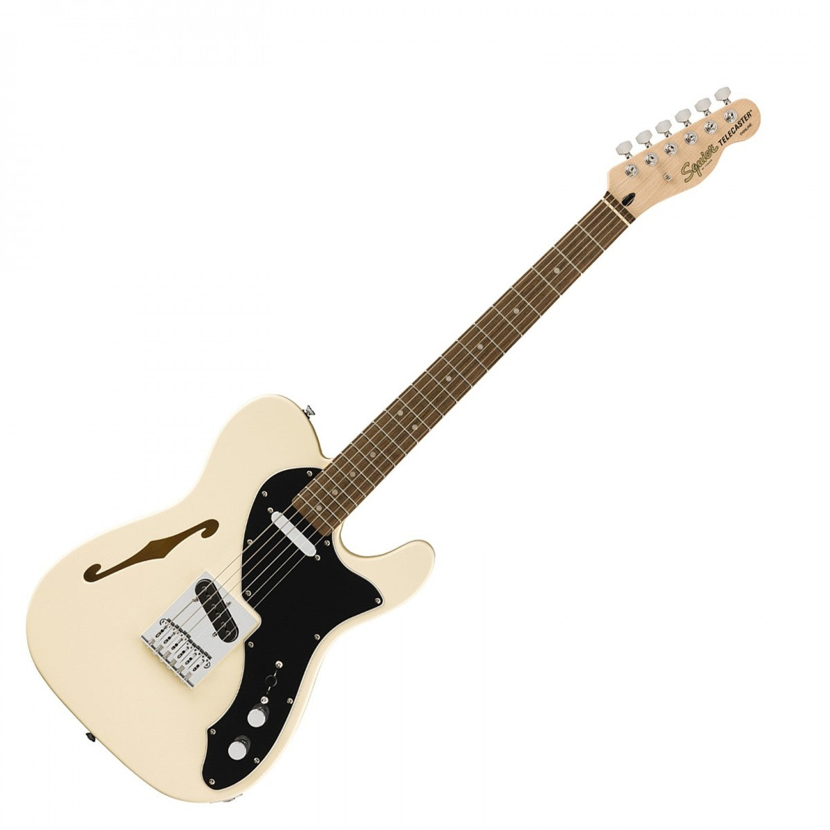 Đàn Guitar Điện Squier Affinity Telecaster Thinline SS màu Olympic White bàn phím Laurel
