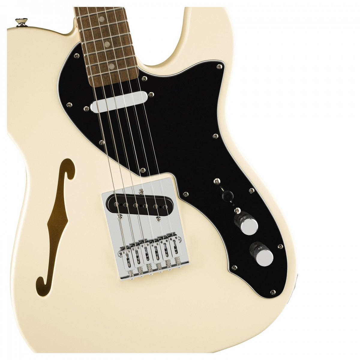 Đàn Guitar Điện Squier Affinity Telecaster Thinline SS màu Olympic White bàn phím Laurel
