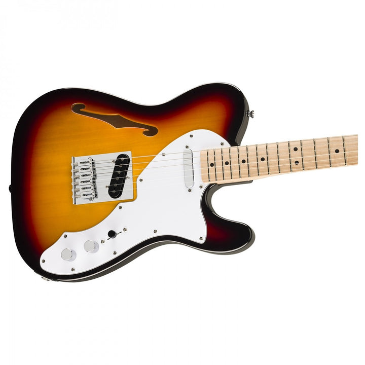 Đàn Guitar Điện Squier Affinity Series Telecaster Thinline, Maple Fingerboard, 3-Color Sunburst