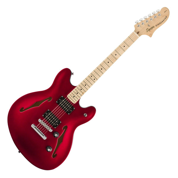 Squier Affinity Starcaster Maple Fingerboard Candy Apple Red