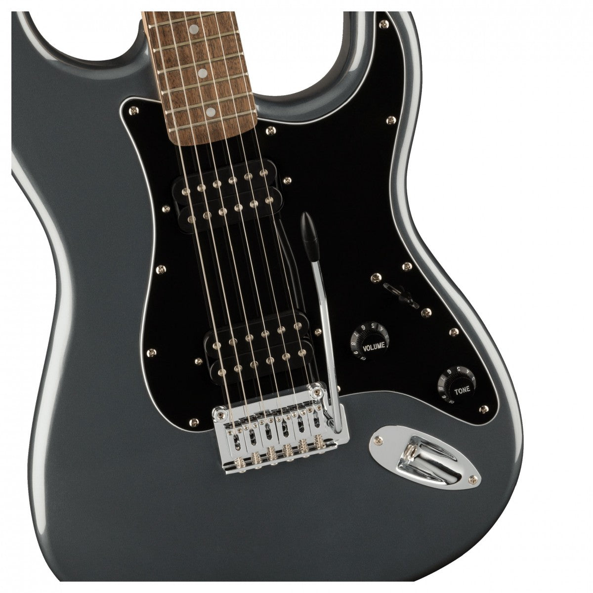 Đàn Guitar Điện Squier Affinity Stratocaster HH, Indian Laurel Fingerboard, Charcoal Frost Metallic