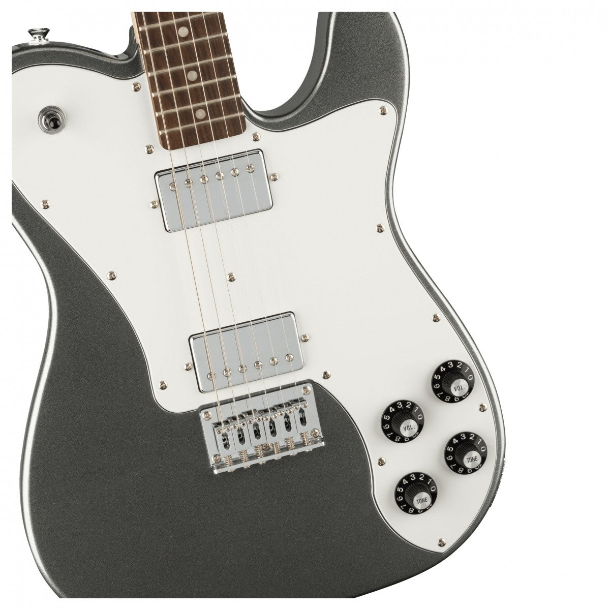 Đàn Guitar Điện Squier Affinity Telecaster Deluxe HH màu Charcoal Frost Metallic bàn phím Laurel