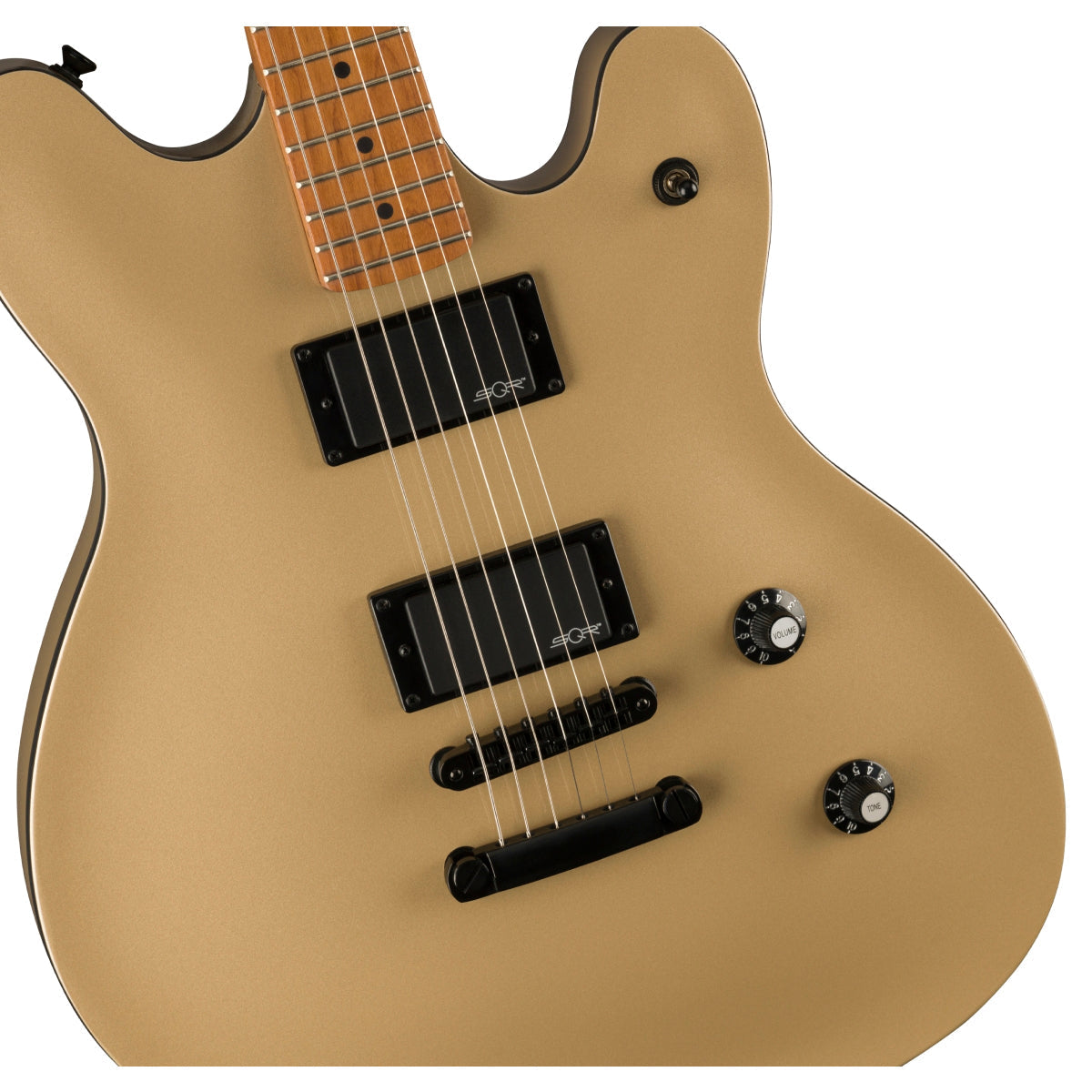 Đàn Guitar Điện Squier Contemporary Active Starcaster, Roasted Maple FIngerboard, Shoreline Gold