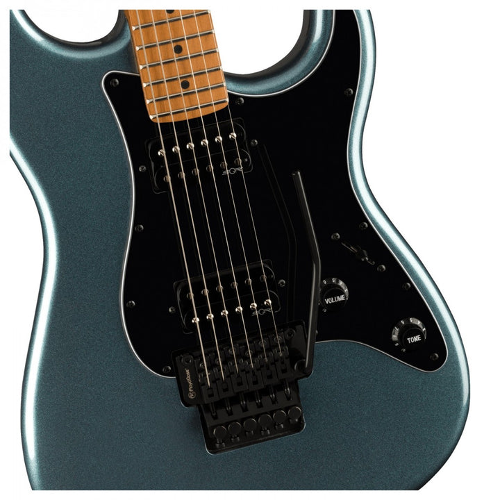 Đàn Guitar Điện Squier Contemporary Stratocaster HH FR, Roasted Maple Fingerboard, Gunmetal Metallic