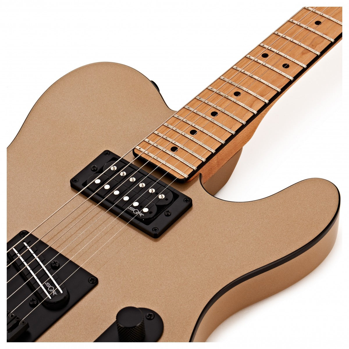 Đàn Guitar Điện Squier Contemporary Telecaster RH, Roasted Maple Fingerboard, Shoreline Gold