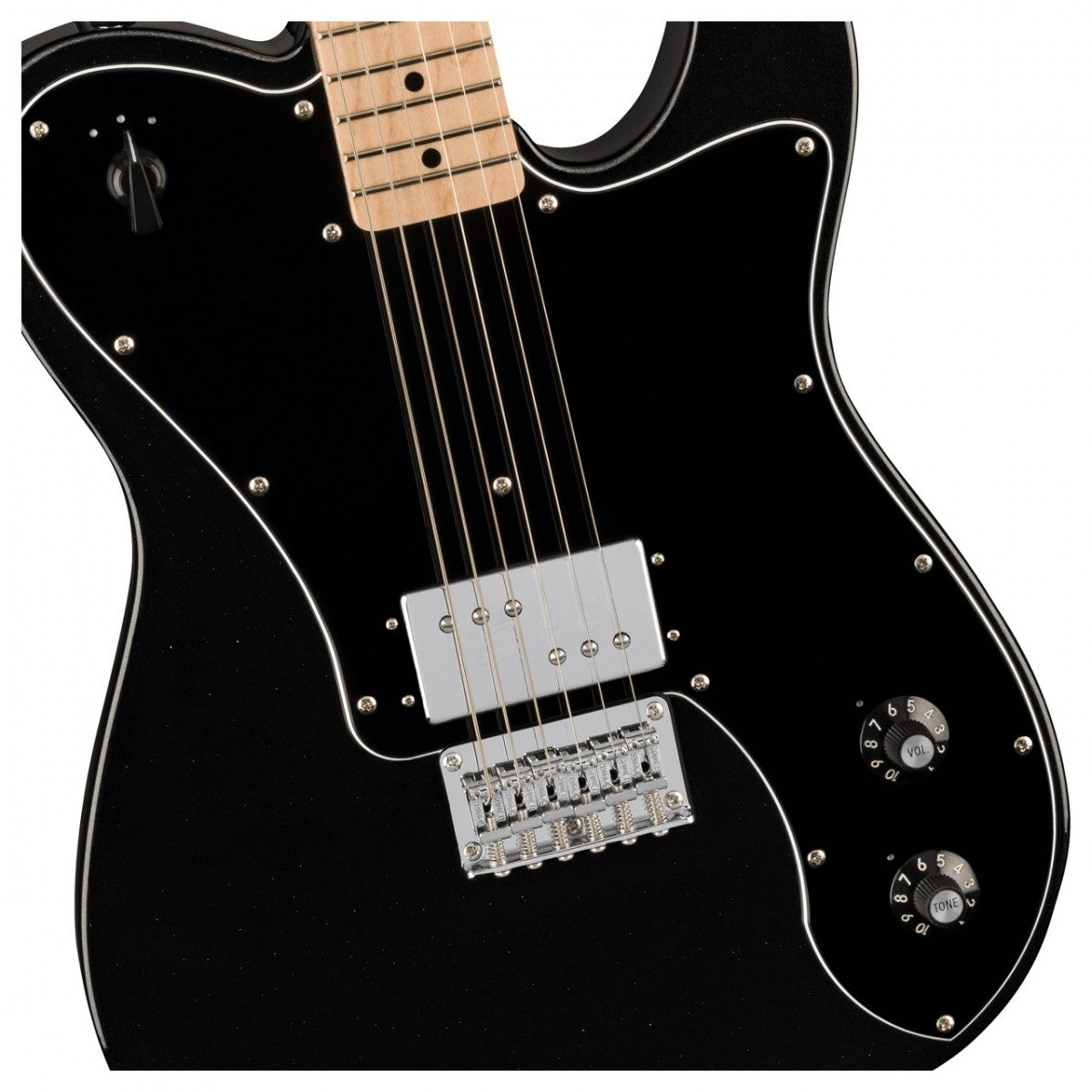 Đàn Guitar Điện Squier Paranormal Esquire Deluxe, Maple Fingerboard, Metallic Black