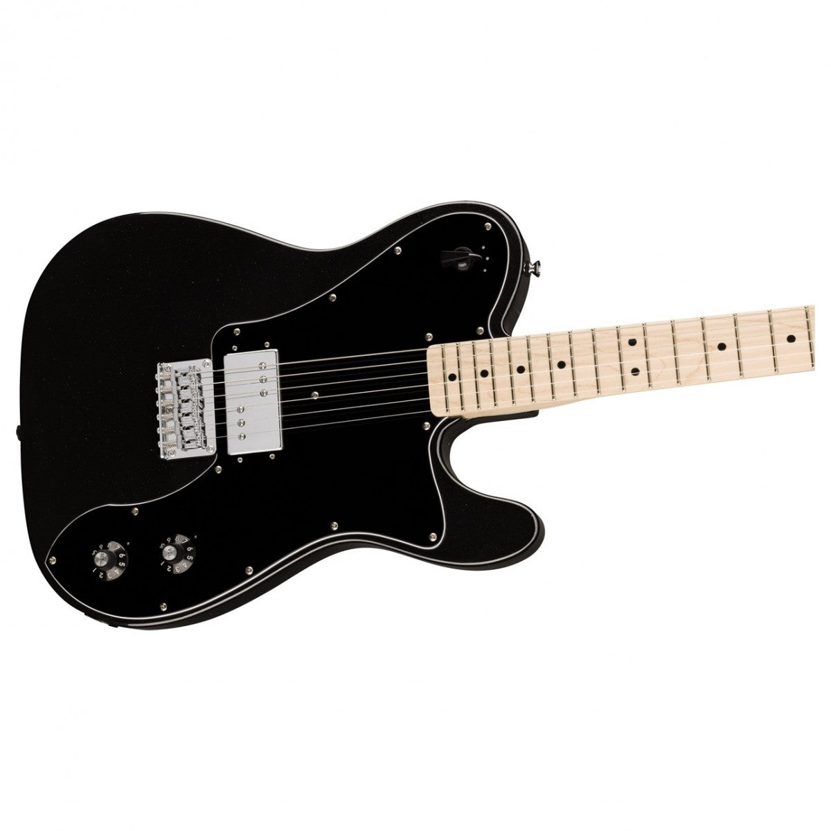 Đàn Guitar Điện Squier Paranormal Esquire Deluxe, Maple Fingerboard, Metallic Black