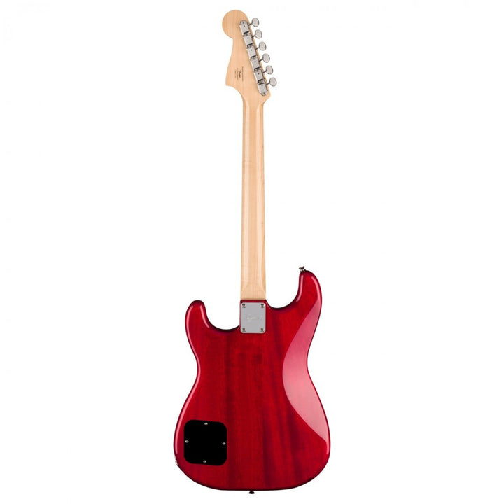 Squier Paranormal Strat-O-Sonic Laurel Fingerboard Crimson Red Transparent