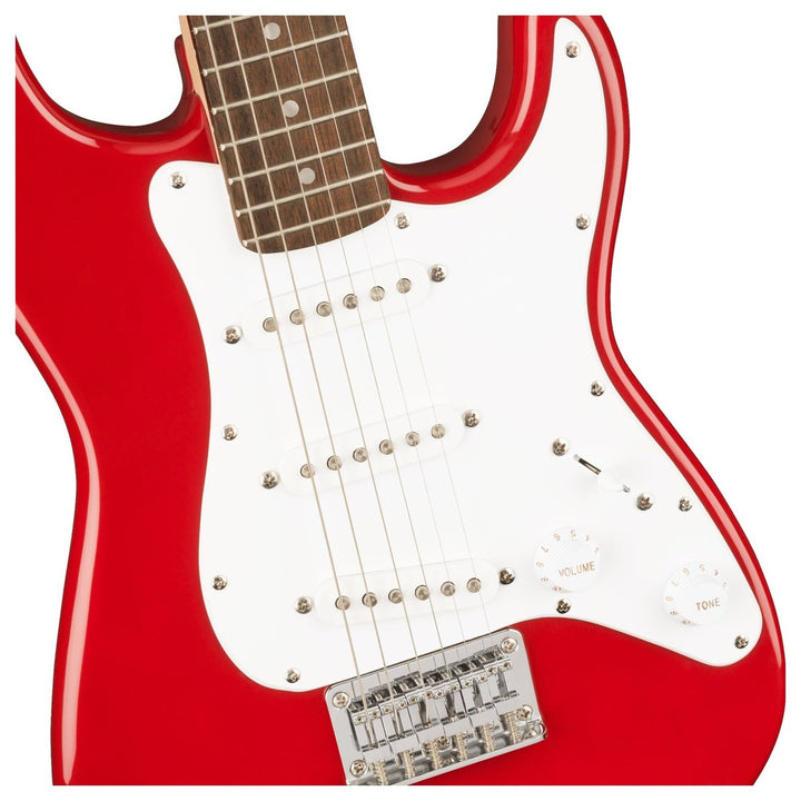 Đàn Guitar Điện Squier Mini Stratocaster, Indian Laurel Fingerboard, Dakota Red