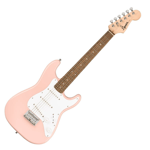 Đàn Guitar Điện Squier Mini Stratocaster, Indian Laurel Fingerboard, Shell Pink