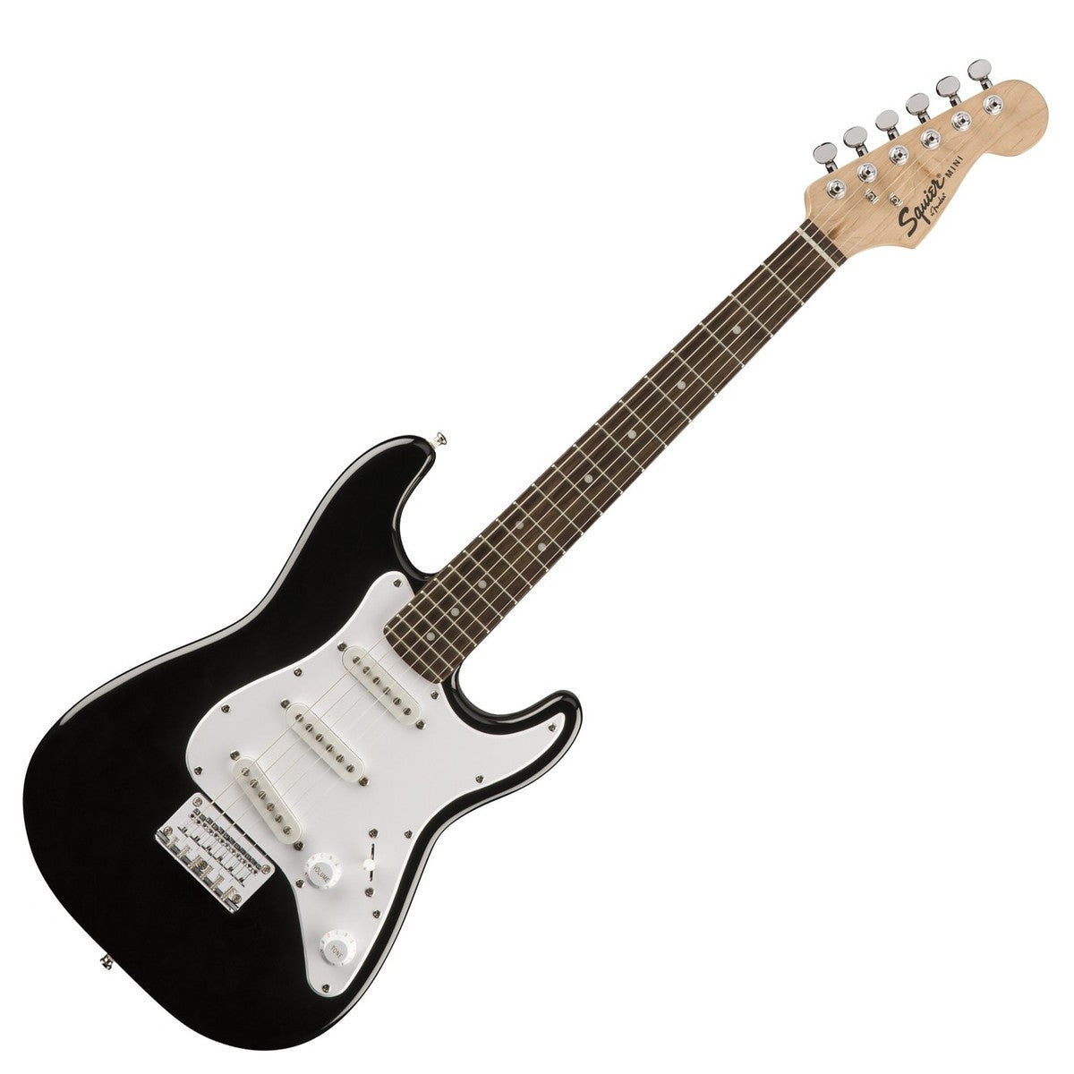 Đàn Guitar Điện Squier Mini Stratocaster, Indian Laurel Fingerboard, Black