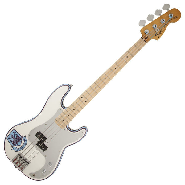 Đàn Guitar Điện Fender Steve Harris Precision Bass, Maple Fingerboard, Olympic White w/Bag, #0141032305