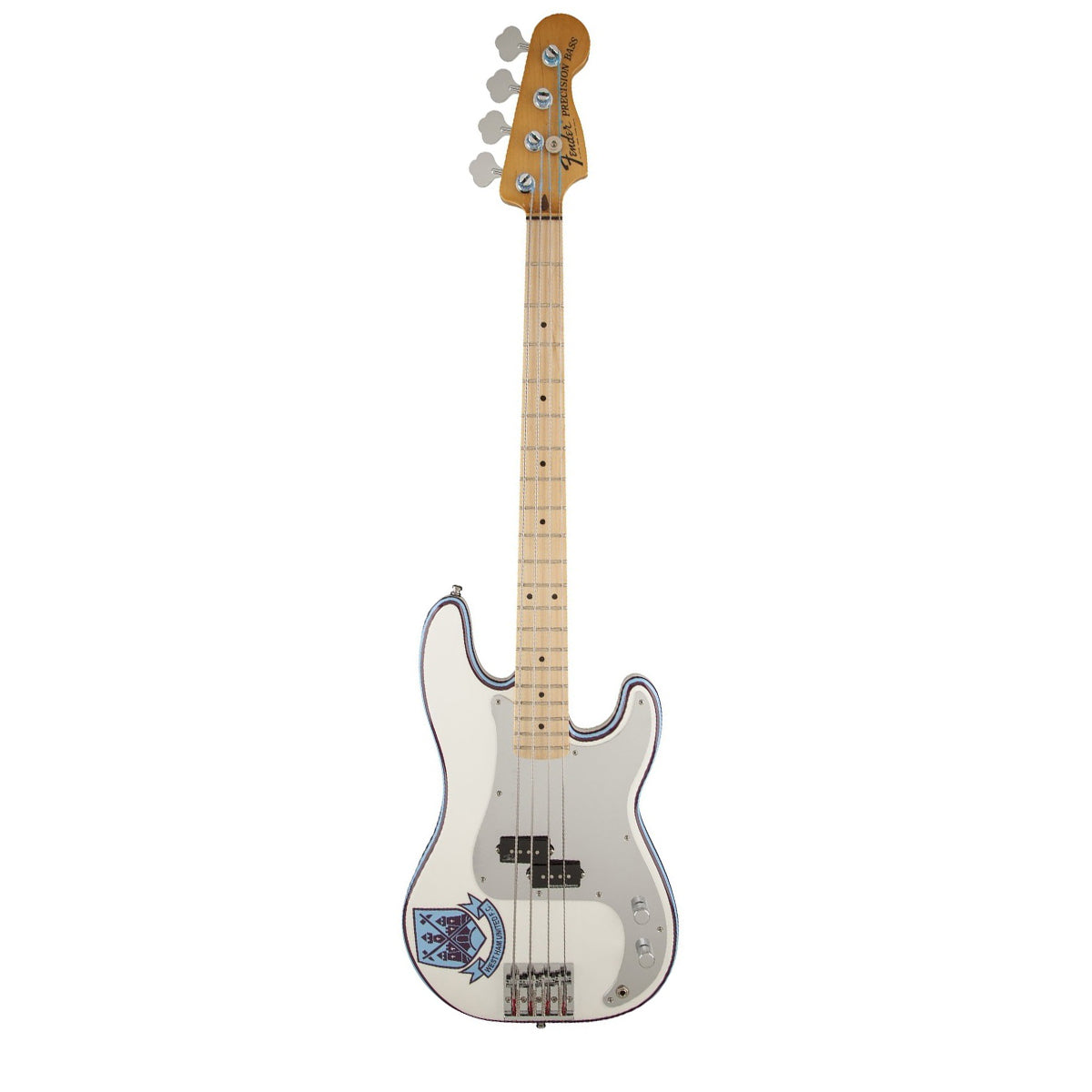 Đàn Guitar Bass Fender Steve Harris Precision Bass, Olympic White w/Bag, #0141032305