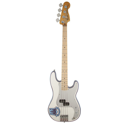 Đàn Guitar Bass Fender Steve Harris Precision Bass, Olympic White w/Bag, #0141032305