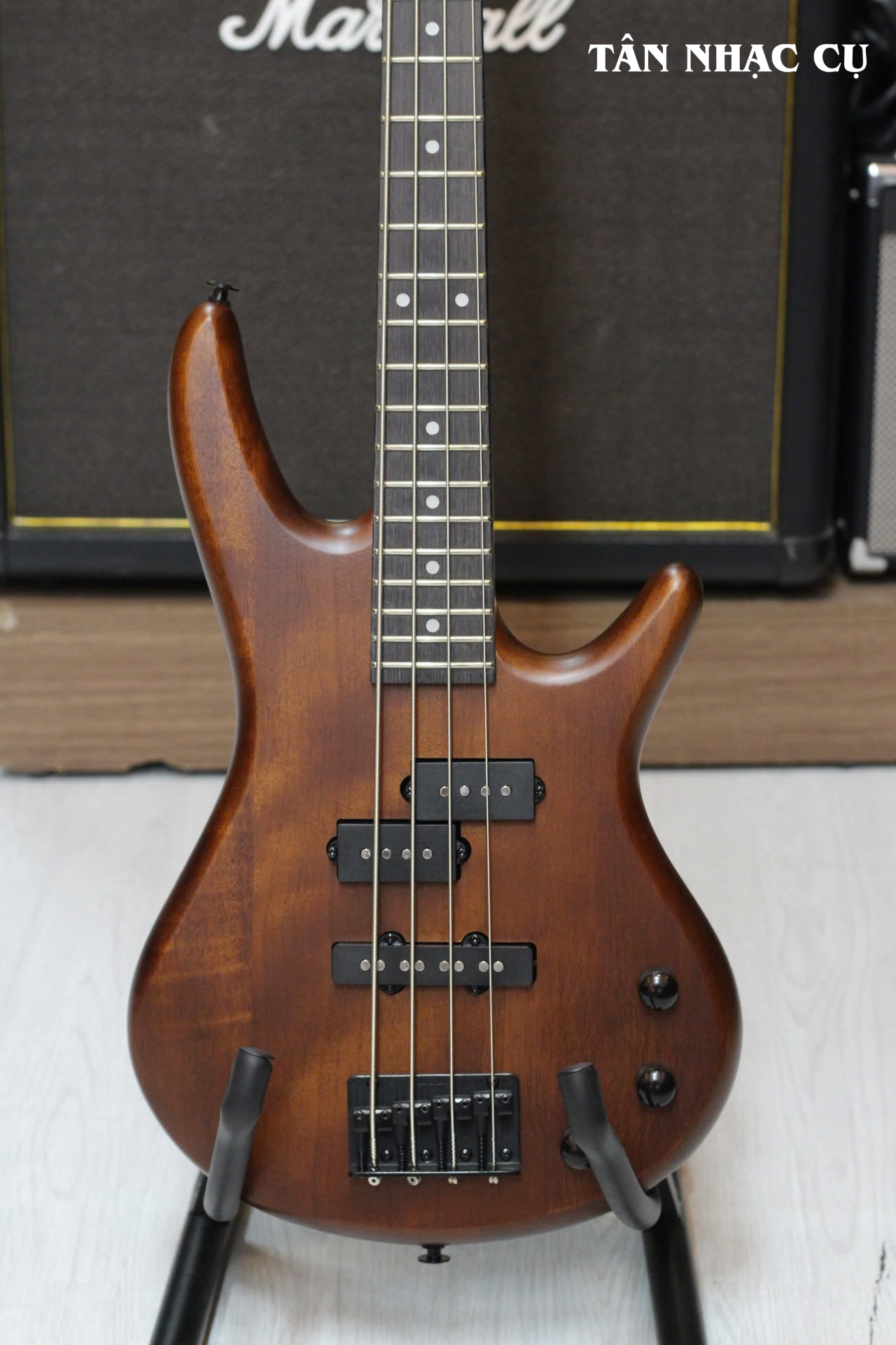 Đàn Guitar Bass Ibanez GSRM20B, Walnut Flat