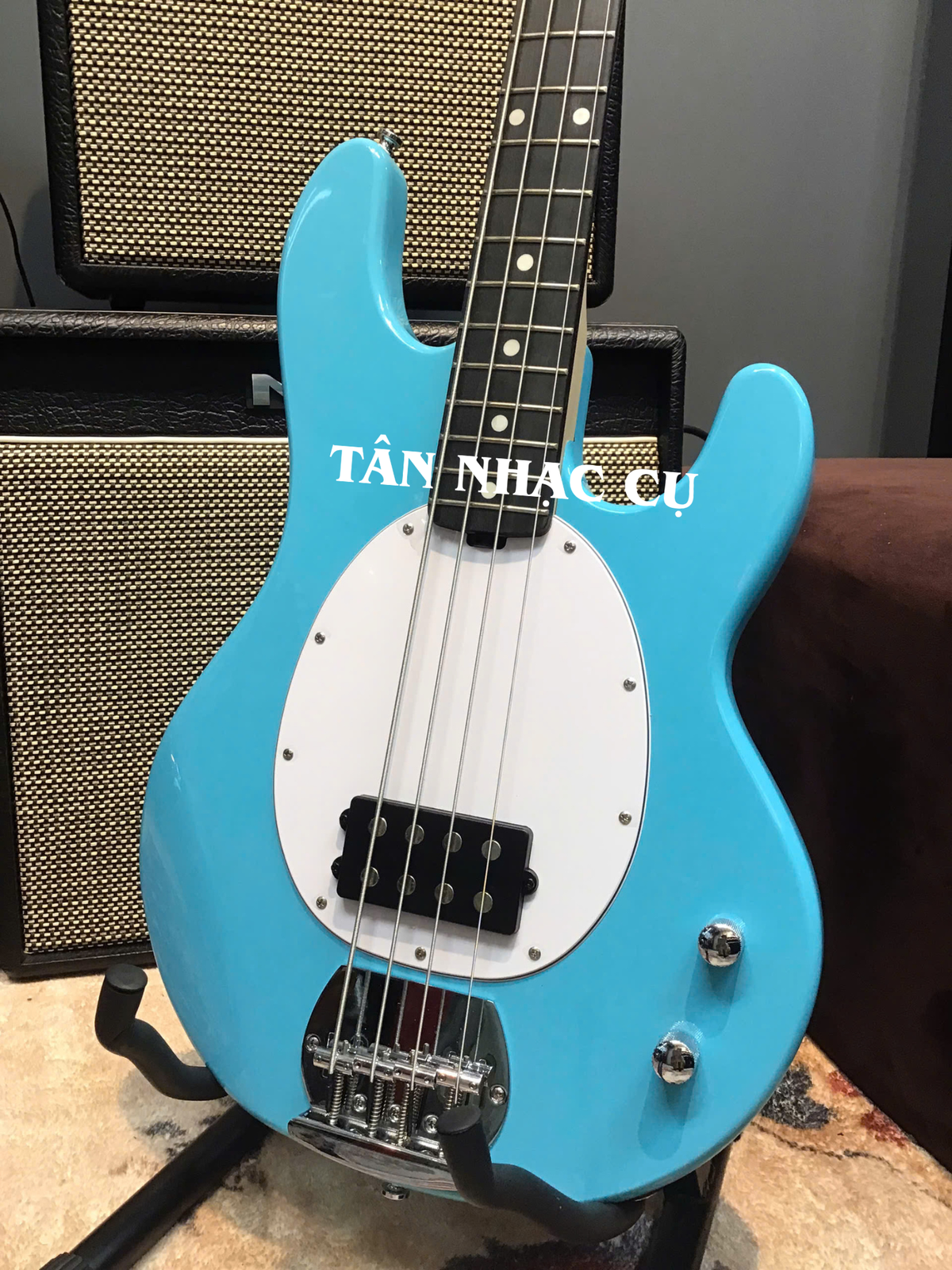Đàn Guitar Bass Sterling by Music Man Intro Series StingRay, Electric Blue