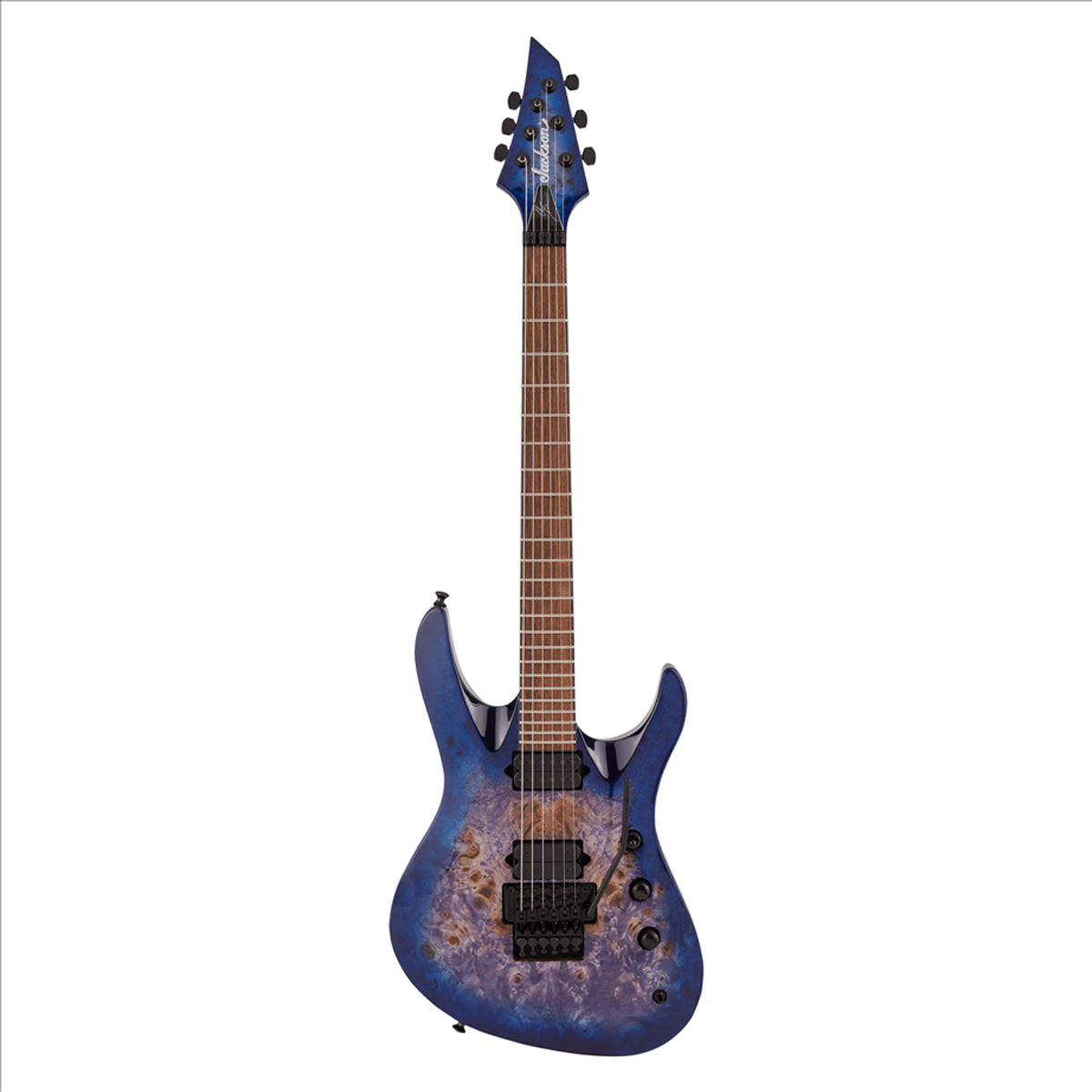 Đàn Guitar Điện Jackson USA Signature Chris Broderick Soloist 7, Ebony Fingerboard, Transparent Blue, #2913335521 