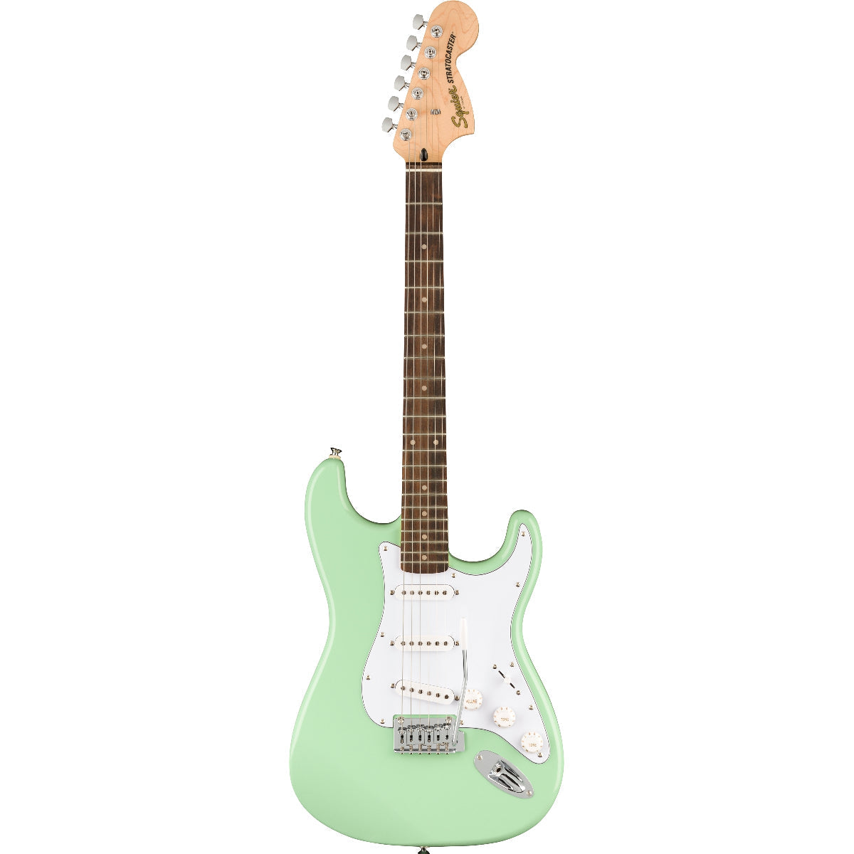 Đàn Guitar Điện Squier Affinity Stratocaster SSS màu Surf Green bàn phím Laurel