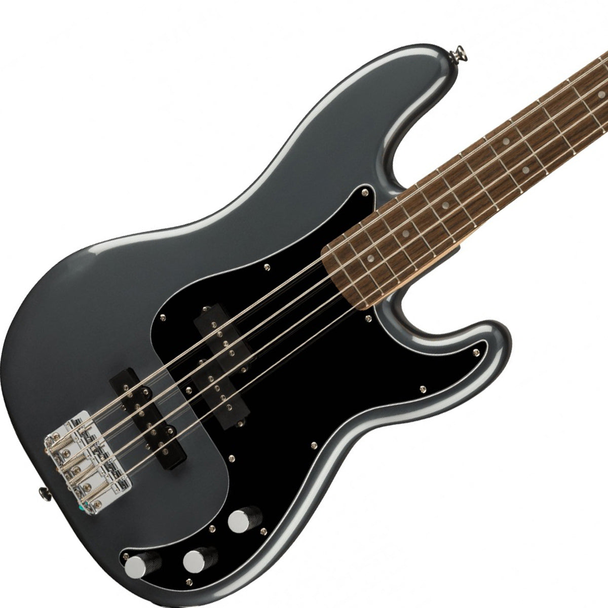 Squier Affinity Precision Bass PJ Indian Laurel Fingerboard Charcoal Frost Metallic
