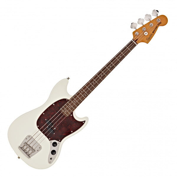 Đàn Guitar Bass Squier Classic Vibe 60s Mustang Bass, Indian Laurel Fingerboard, Olympic White