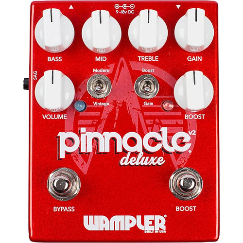 Wampler Pinnacle Deluxe V2 Overdrive Pedal