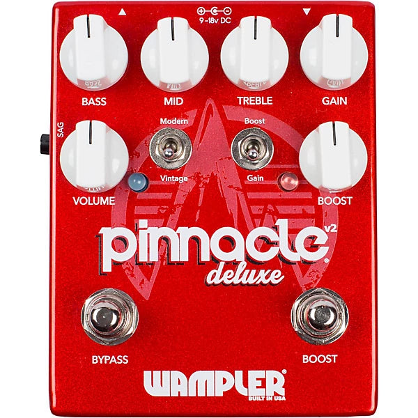 Wampler Pinnacle Deluxe V2 Overdrive Pedal
