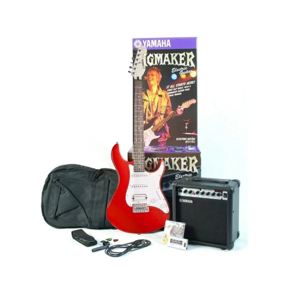 Yamaha EG112 GPII Rosewood Fingerboard Metallic Red (Combo)