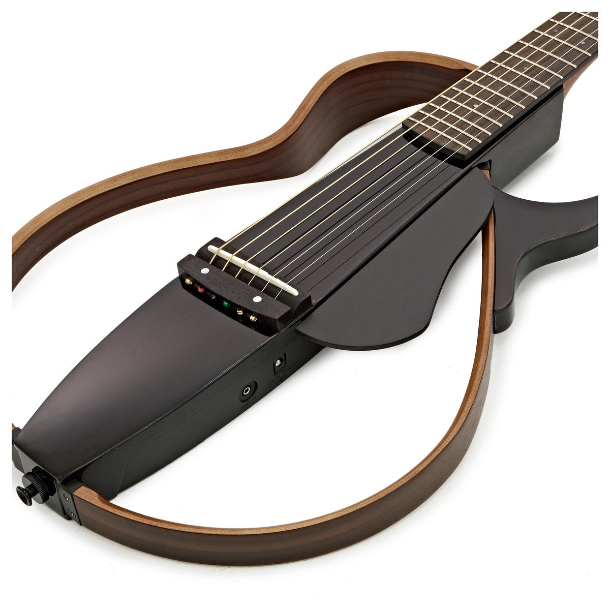 Đàn Guitar Yamaha SLG200S Silent, Rosewood Fingerboard, Translucent Black w/Bag