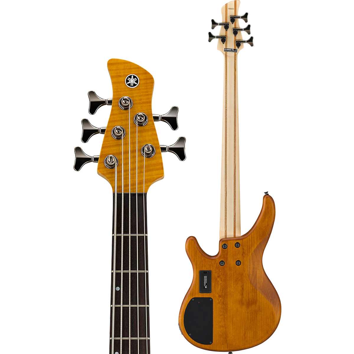 Đàn Guitar Bass Yamaha TRBX605FM, Rosewood Fingerboard, Matte Amber