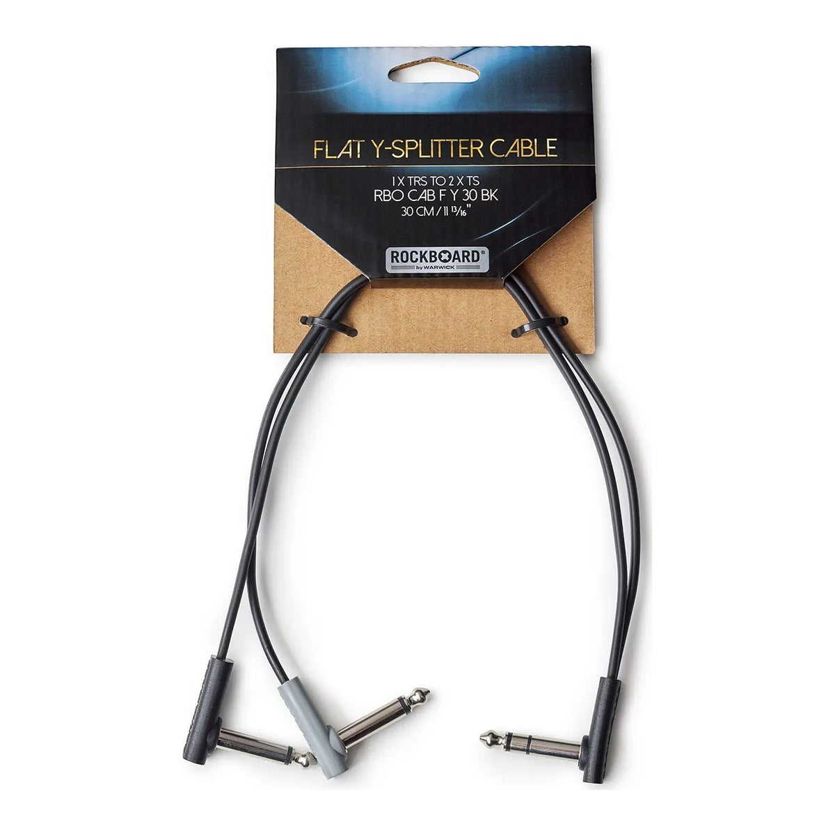 Dây Cáp Chia Y RockBoard Flat Patch Y-Splitter 30cm – RBO-CAB-FY-30BK