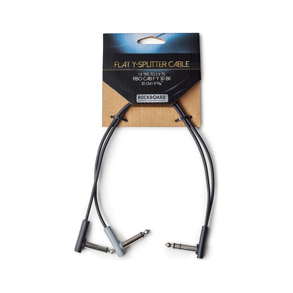 Dây Cáp Chia Y RockBoard Flat Patch Y-Splitter 30cm – RBO-CAB-FY-30BK