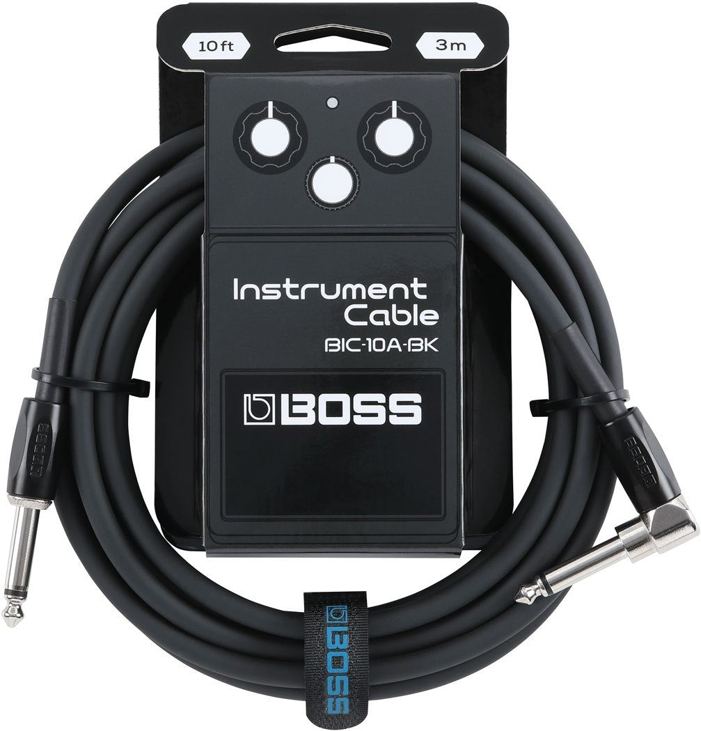 Dây Cáp Guitar BOSS BIC-10A 10ft (6 Màu) – Black