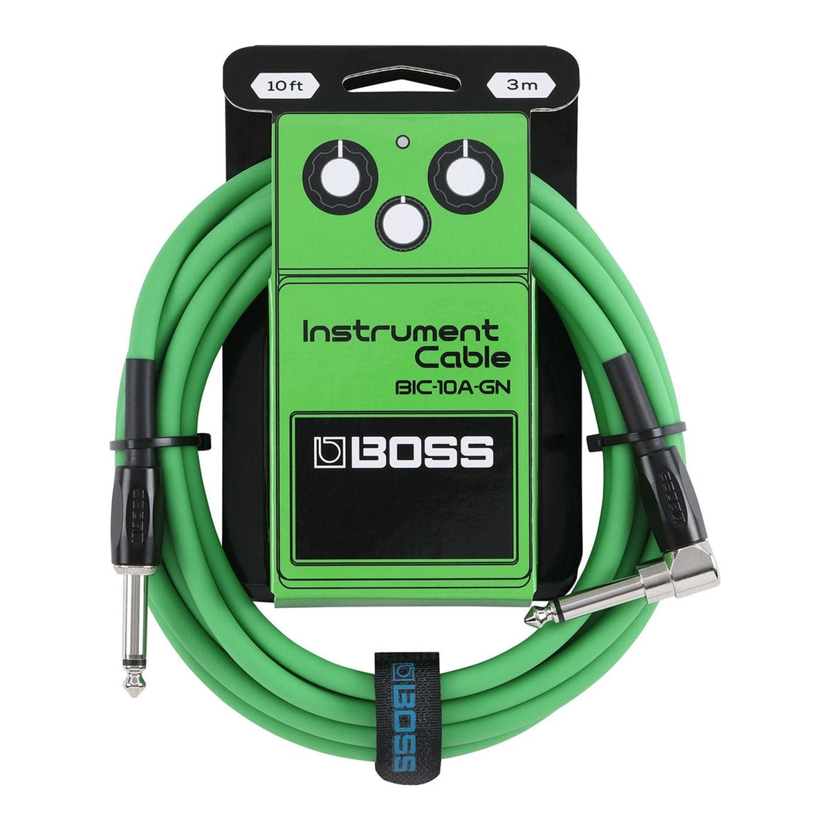 Dây Cáp Guitar BOSS BIC-10A 10ft (6 Màu) – Green