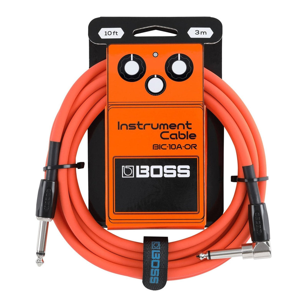 Dây Cáp Guitar BOSS BIC-10A 10ft (6 Màu) – Orange